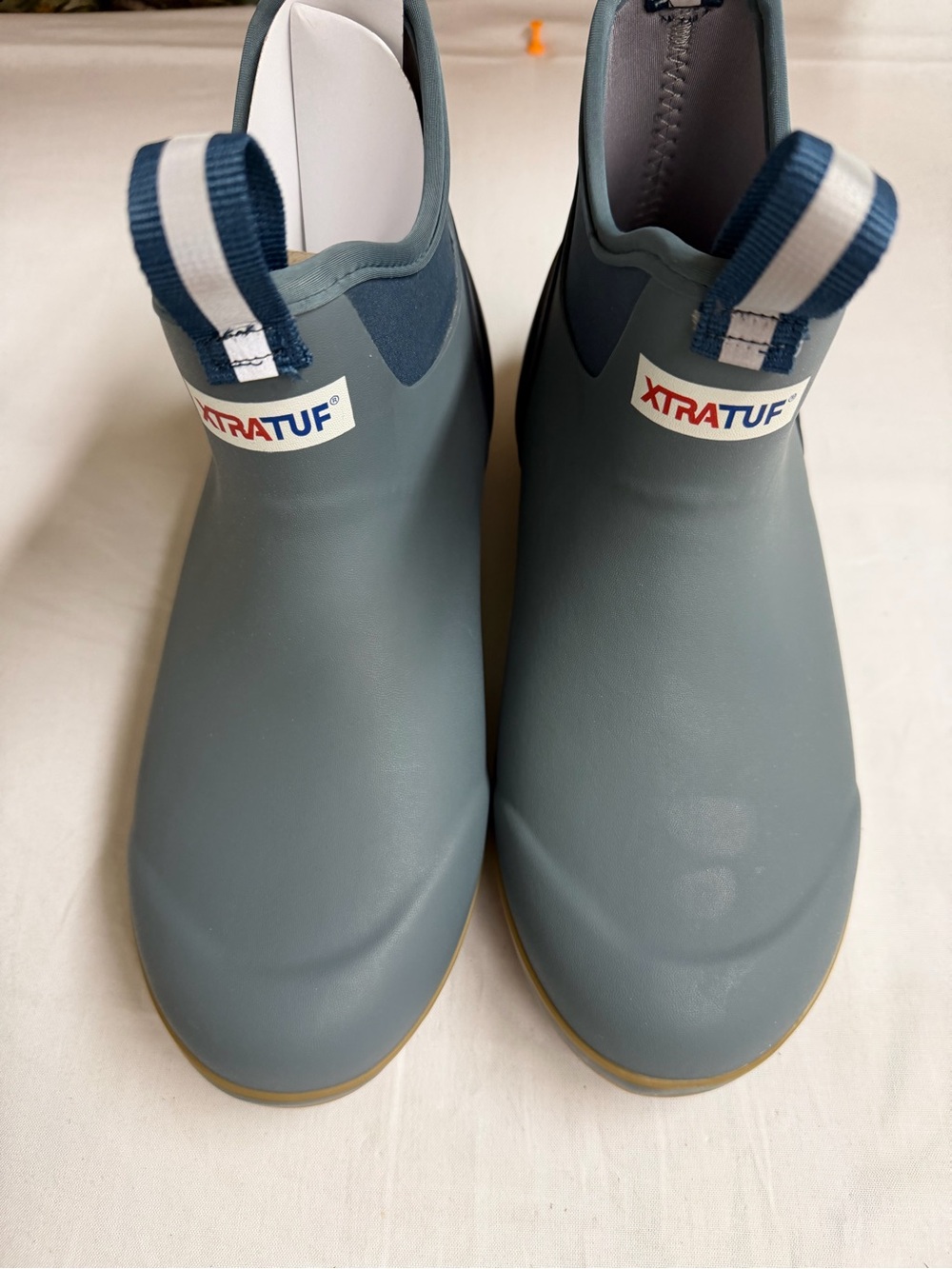 XTRATUF Stormy Blue Slip-On Rain Shoes